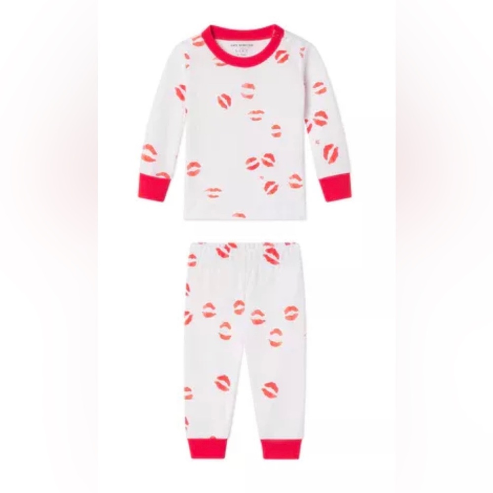 Baby Lake Pajamas kisses 12-18 months NWOT